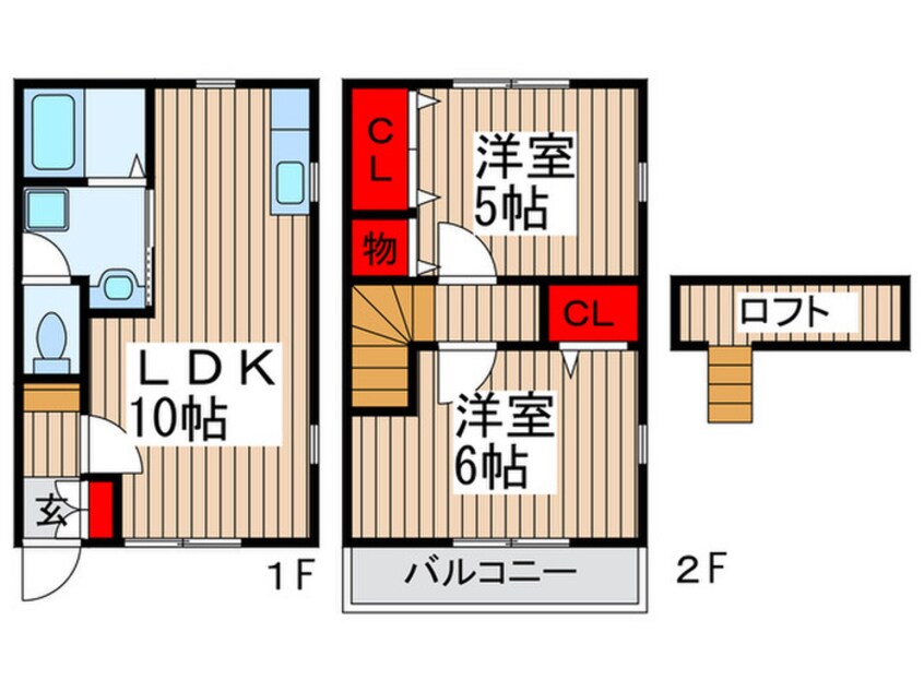 間取図 アンシャンテ