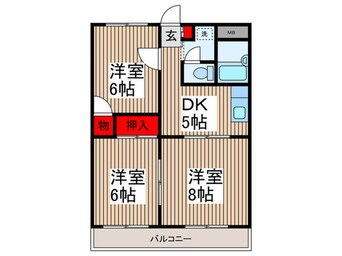 間取図 ガーデンヒルズ