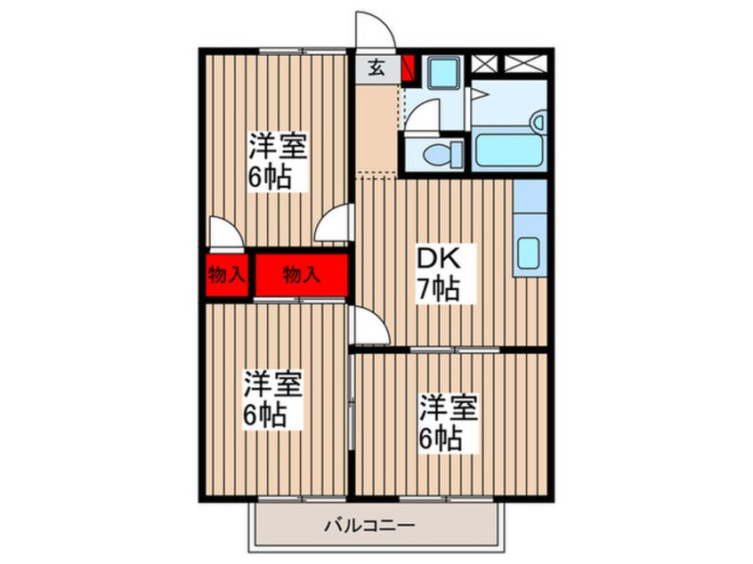 間取図 第二宮ロイヤルハイツ