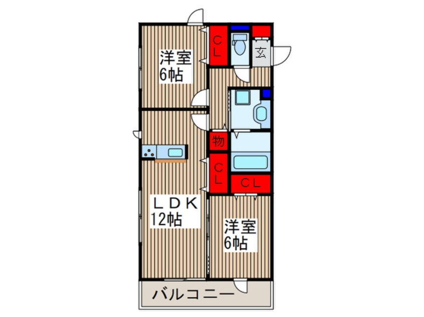 間取図 グレースＫ