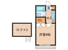 メゾンディソレイユ 1Rの間取り