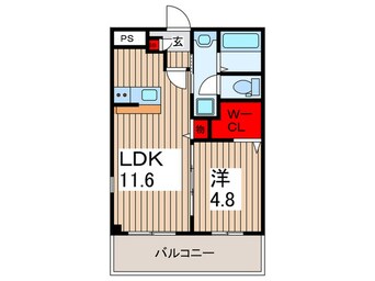 間取図 ブライトック南越谷