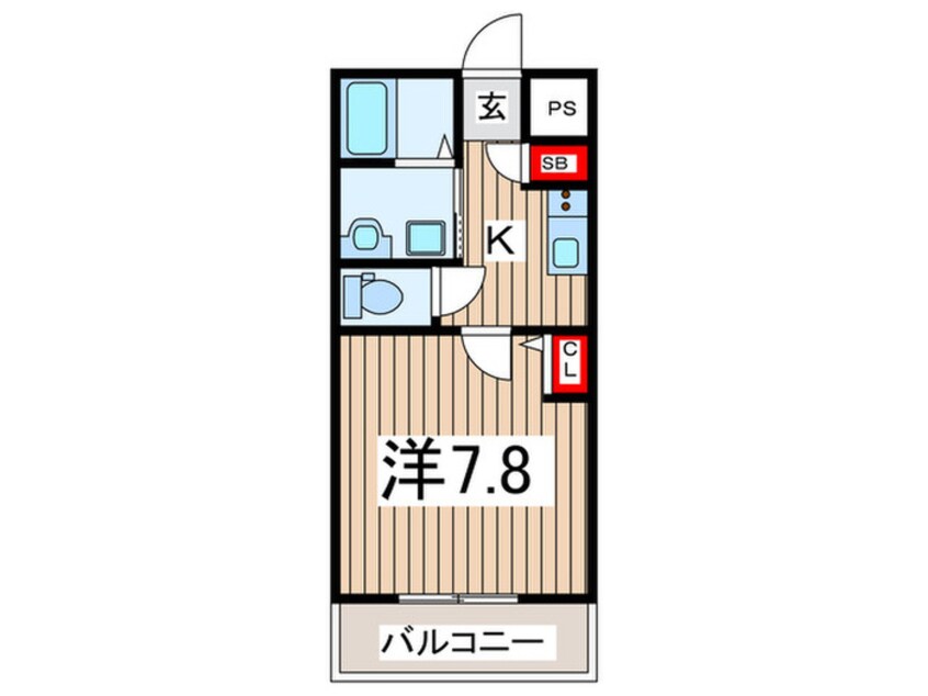 間取図 ブライトック南越谷