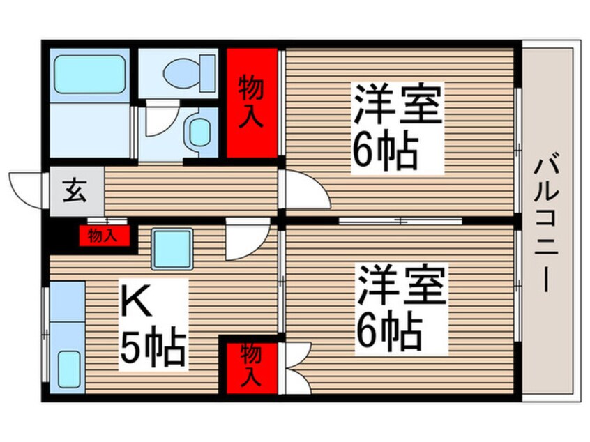 間取図 コーポチェリー