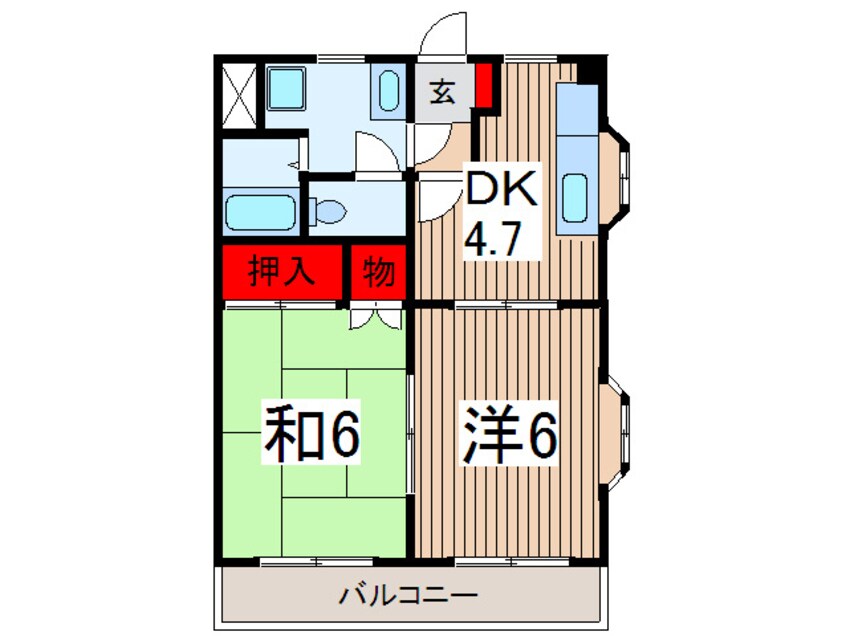 間取図 椿峰ヒルズ