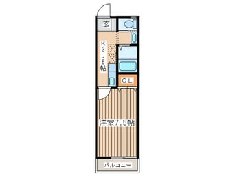 間取図 レザンヴィ－ゼ
