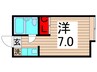 サンプレイスＳ 1Rの間取り