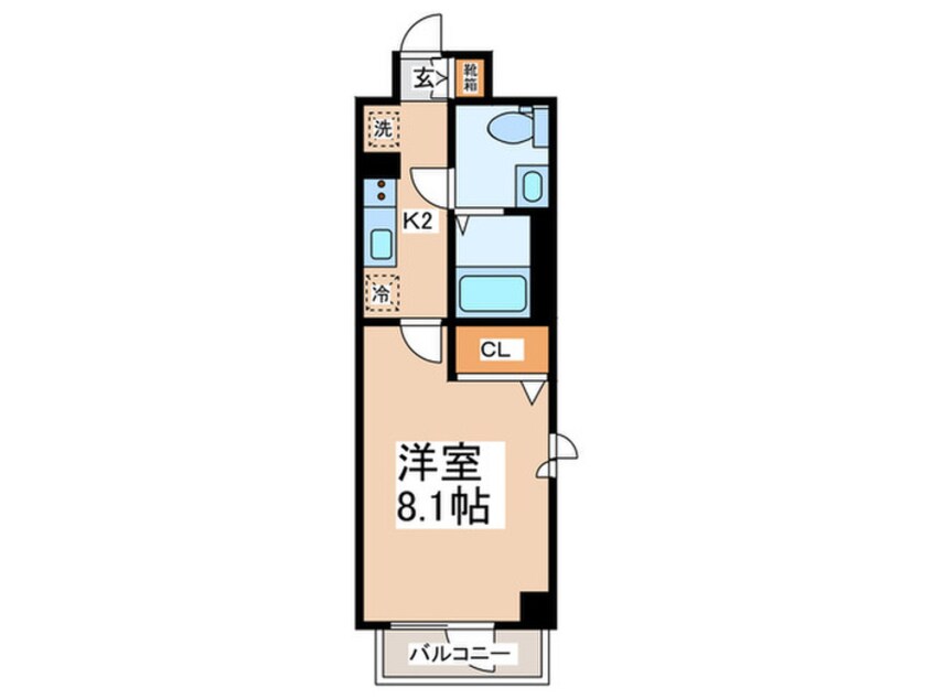 間取図 LIMERESIDENCEHIRATSUKAWEST