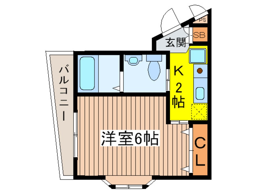 間取図 シティ八幡山