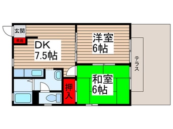 間取図 エスポワールＫ