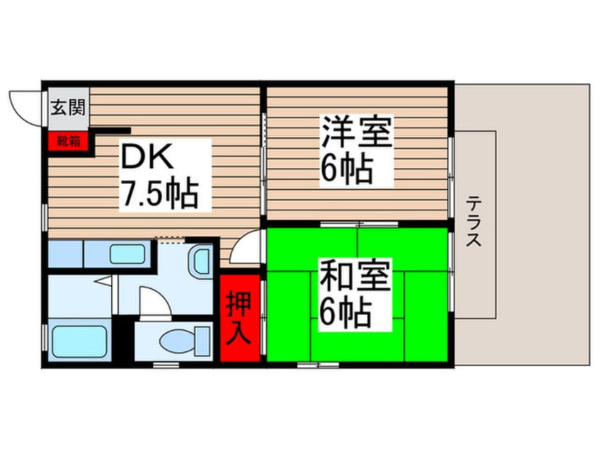 間取図 エスポワールＫ