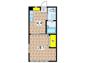 間取図 よついし荘