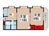 ユーホリアT 2Kの間取り