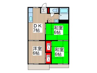 間取図 コダイハイツ