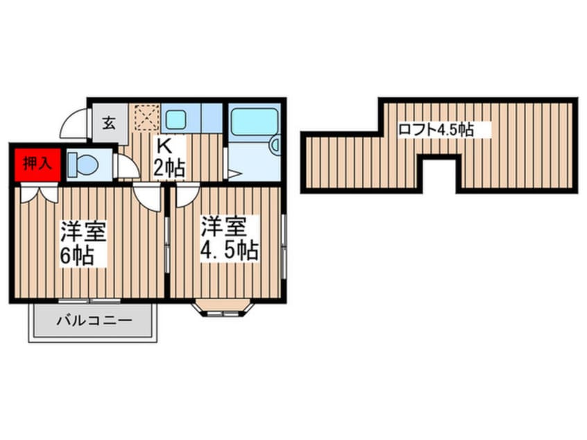 間取図 ハウスメイト幕西