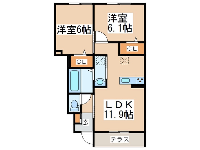 間取り図 クレアージュ