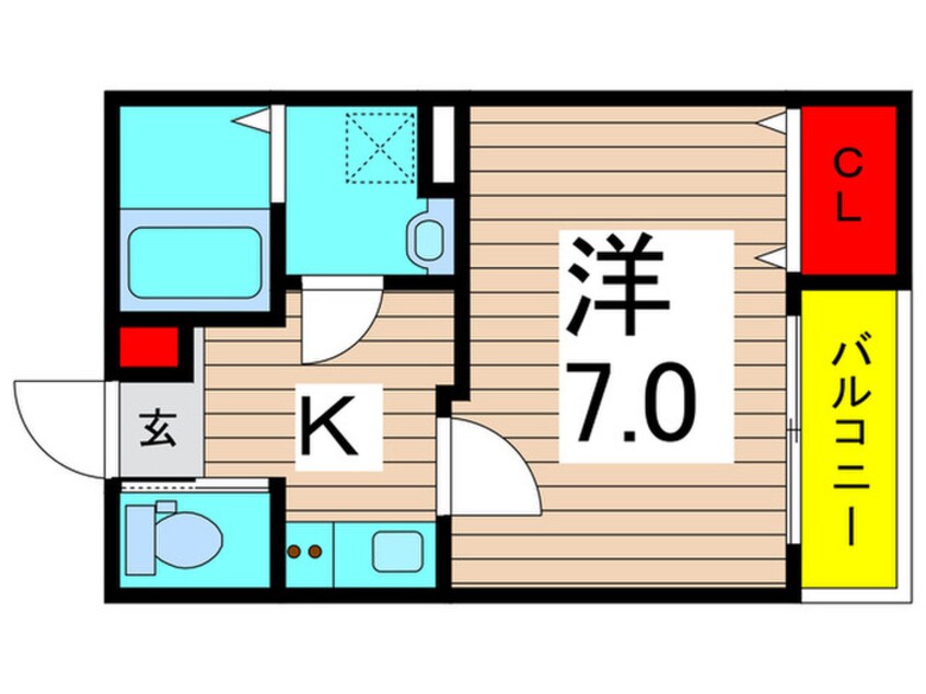 間取図 riviere亀有
