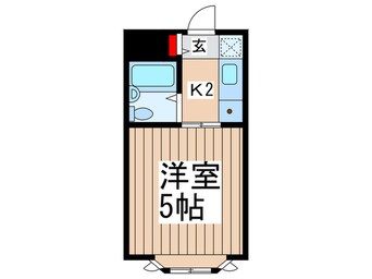 間取図 ﾊﾟﾝｼｵﾝ南浦和№１