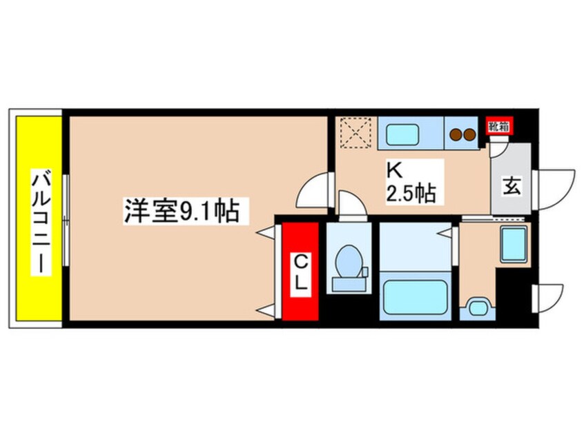 間取図 プランド－ル・サクラ