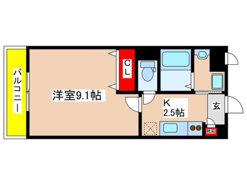 間取図 プランド－ル・サクラ