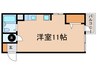 サンライズ目白 1Rの間取り