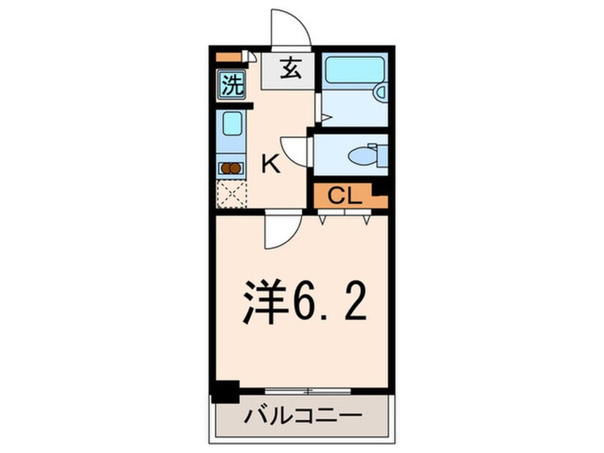 間取図 エコロジ－都立大学レジデンス