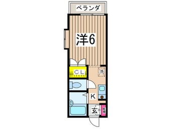 間取図 プランド－ルＮＡＫＡＭＡＲＵ