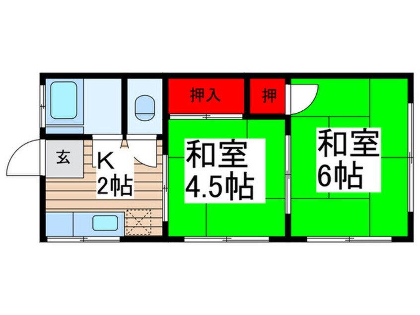 間取図 三橋アパート