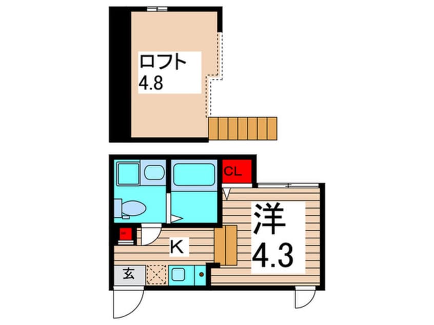 間取図 ハーモニーテラス足立Ⅱ