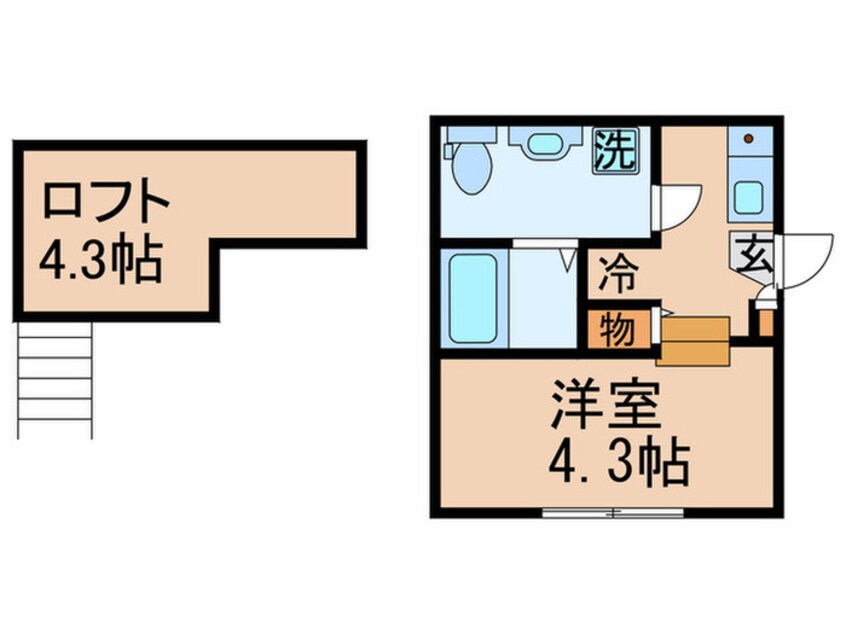 間取図 ハーモニーテラス足立Ⅱ