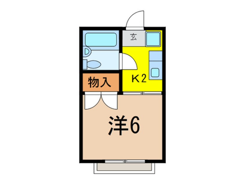 間取図 カミール洗足池