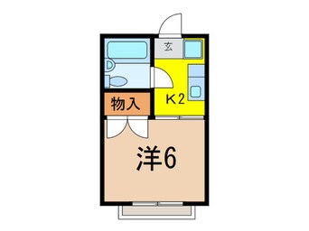 間取図 カミール洗足池