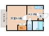 ドリームハイツ 1Kの間取り