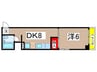 メド－宮下 1DKの間取り