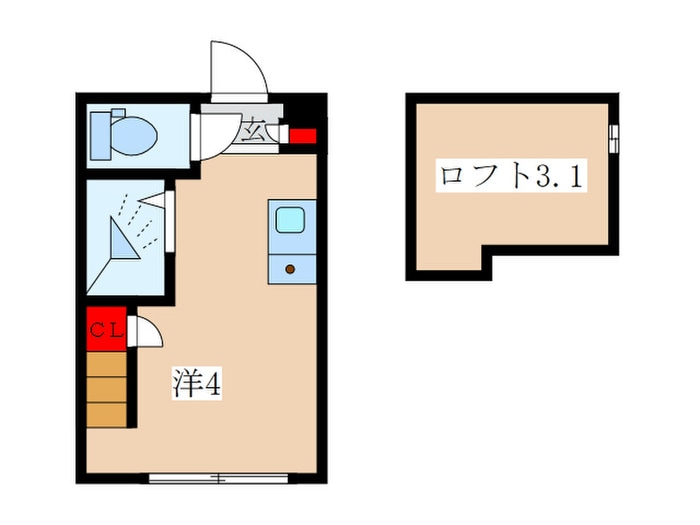 間取り図 ハーモニーテラス仲宿