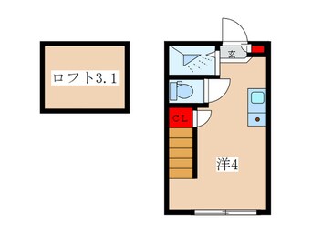 間取図 ハーモニーテラス仲宿