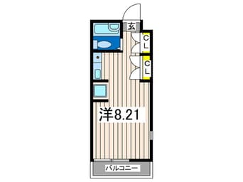 間取図 マリーノエル片吹