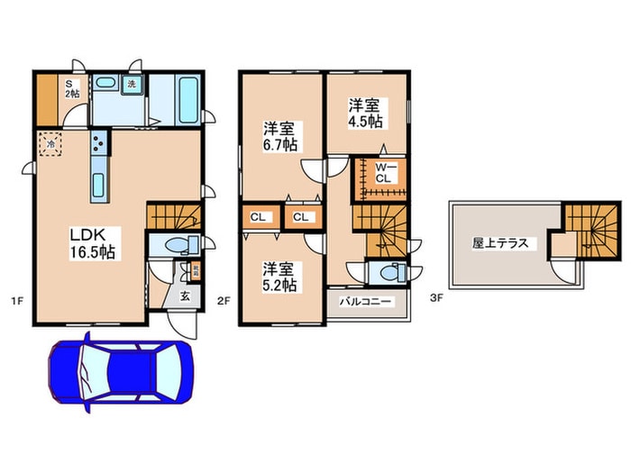間取り図 みずほテラスＢ棟