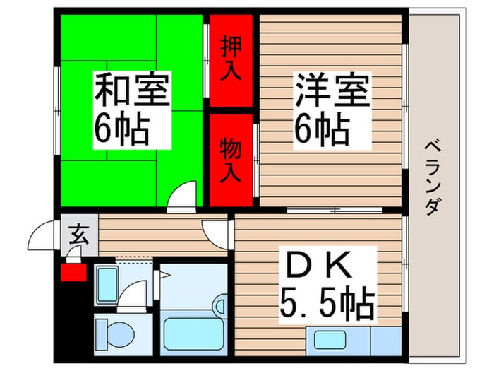 間取り図 パレスサンヴェール１１