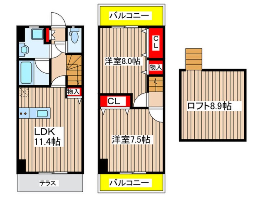 間取図 志幸４８カノン