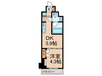 間取図 ルフォンプログレ元浅草マークス