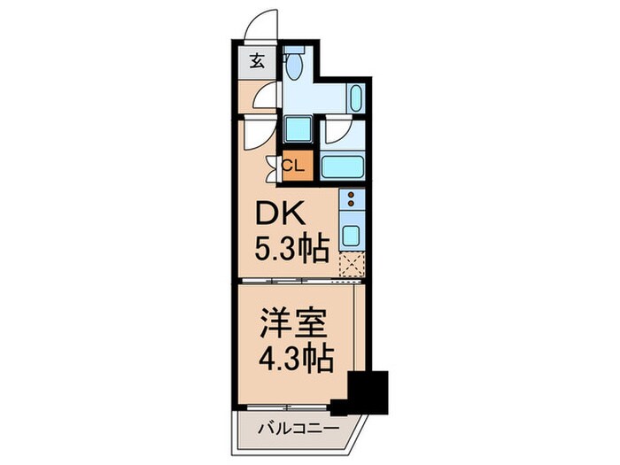 間取り図 ルフォンプログレ元浅草マークス