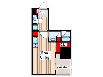 間取図 ルフォンプログレ元浅草マークス