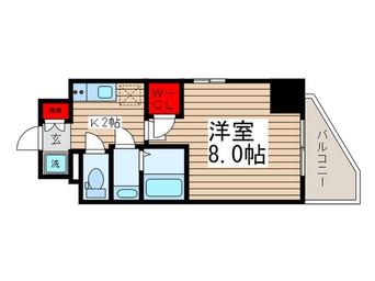 間取図 仮)ESTEMCOURTKAMEIDOTOKYOEAST