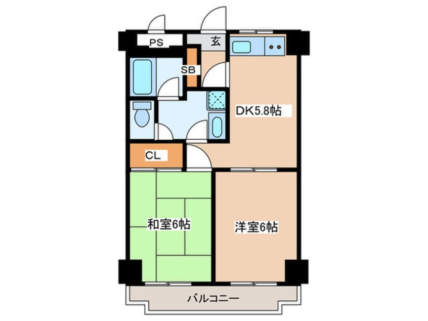 間取図 三鷹コート