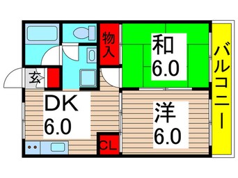 間取図 グリ－ンハイツ水口