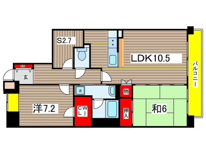 間取り図 ファインクレスト若葉台