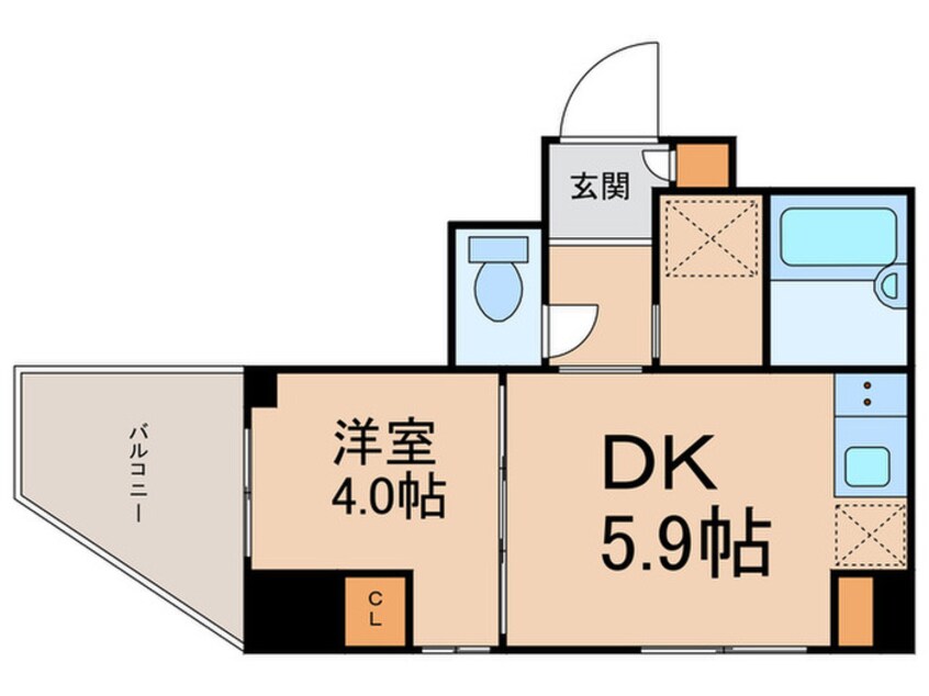 間取図 THE　PALMS錦糸町