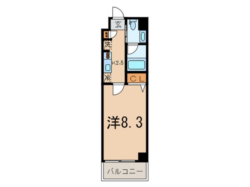 間取図 エスティメゾン三軒茶屋Ⅱ