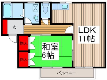 間取図 ハウスすずらん